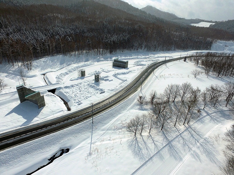 旭川紋別自動車道 遠軽町 栄野改良工事