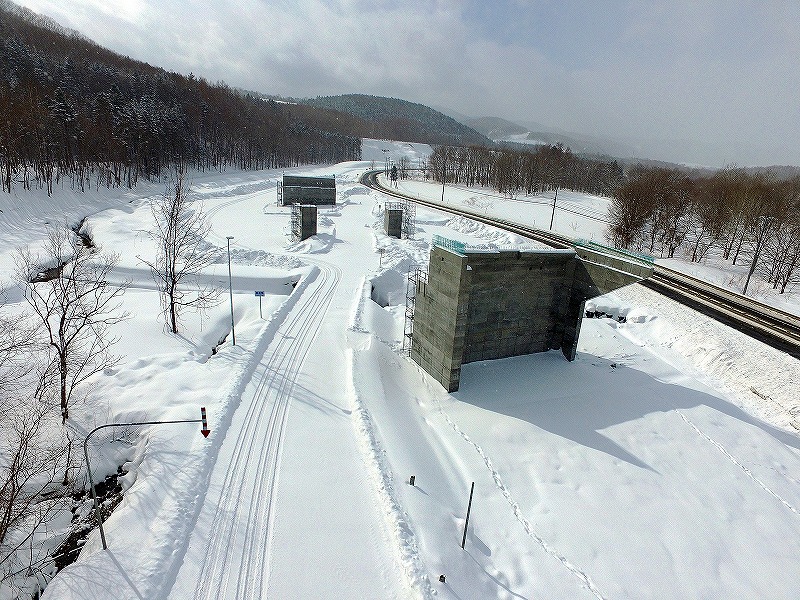 旭川紋別自動車道 遠軽町 栄野改良工事