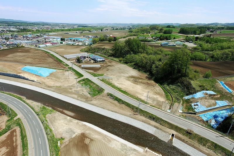 北海道横断自動車道 訓子府町 清住改良工事