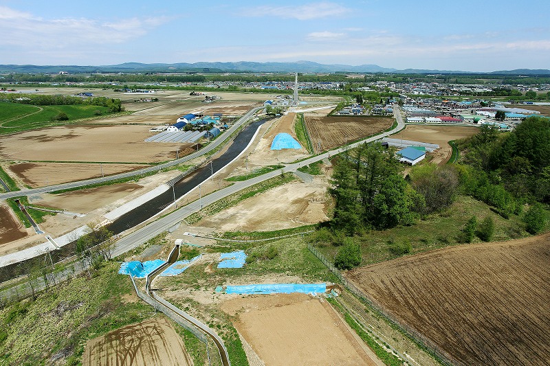 北海道横断自動車道 訓子府町 清住改良工事