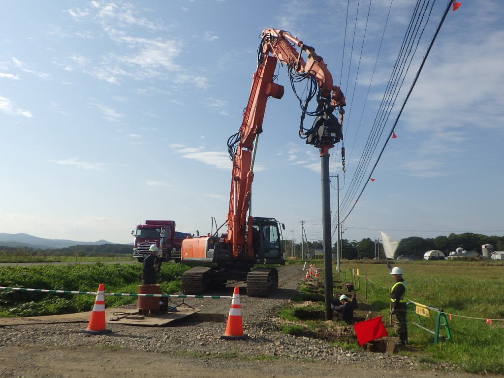 一般国道238号　湧別町　西8線改良工事