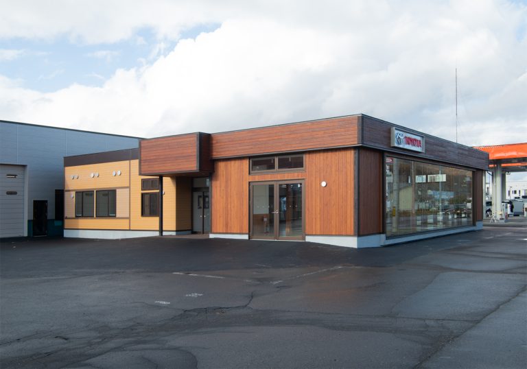 北見トヨペット株式会社遠軽店　ショールーム事務所棟建替工事